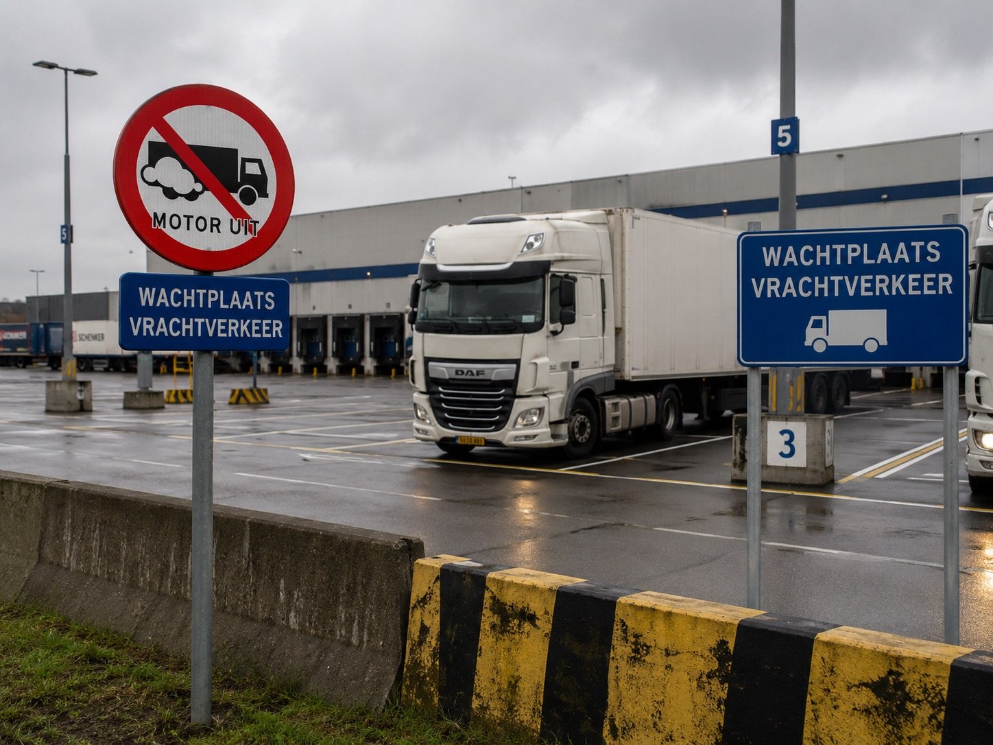 Wachtplaats borden