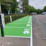 wegmarkering-parkeervak-groen-symbool-oplaadpunt-wegenverf